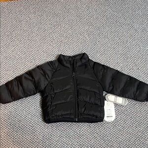 Wonder Nation Black Puffer Jacket 6/9 month